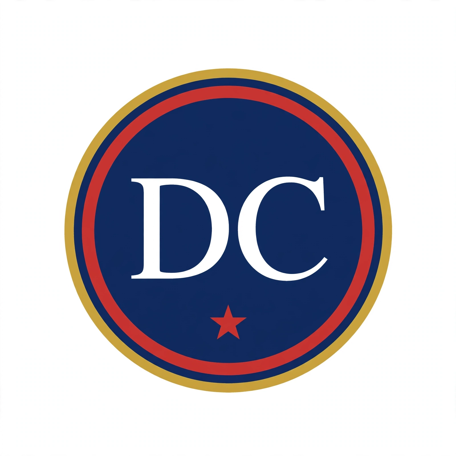 Drew Christensen DC monogram seal
